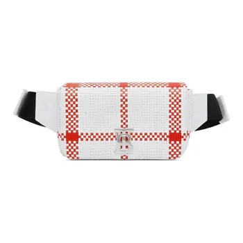 Burberry Horseferry Cow Leather Fanny Pack Unisex White