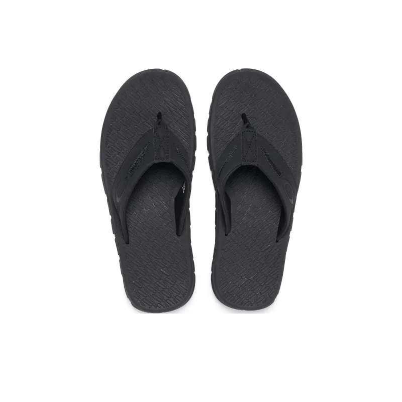 Oakley Abrasion Resistant Slip Resistant Flip Flops Men's Black-3