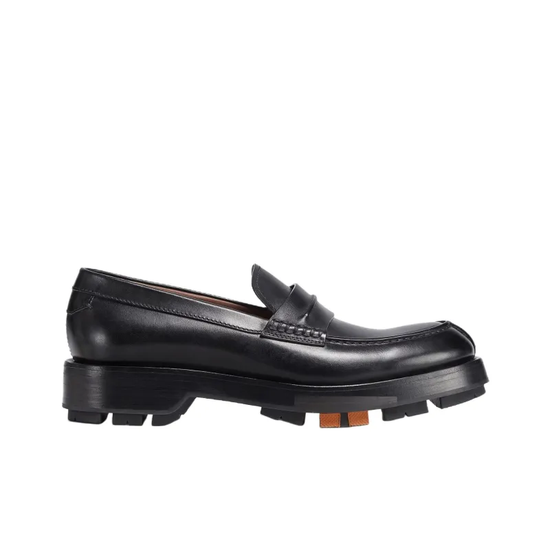Zegna Udine Leather Lug-sole Loafers-1