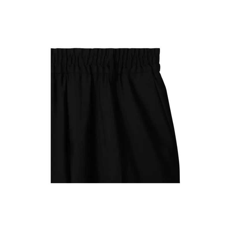 Burberry Drawstring Wool Trousers-5