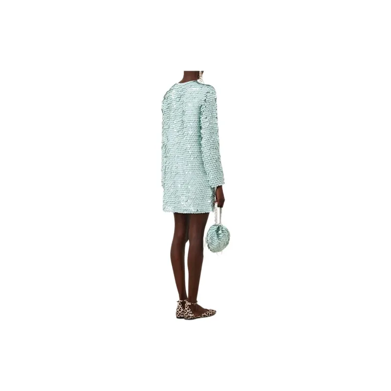 Zimmermann FW24 Long Sleeved Dress Women's Mint Green-3