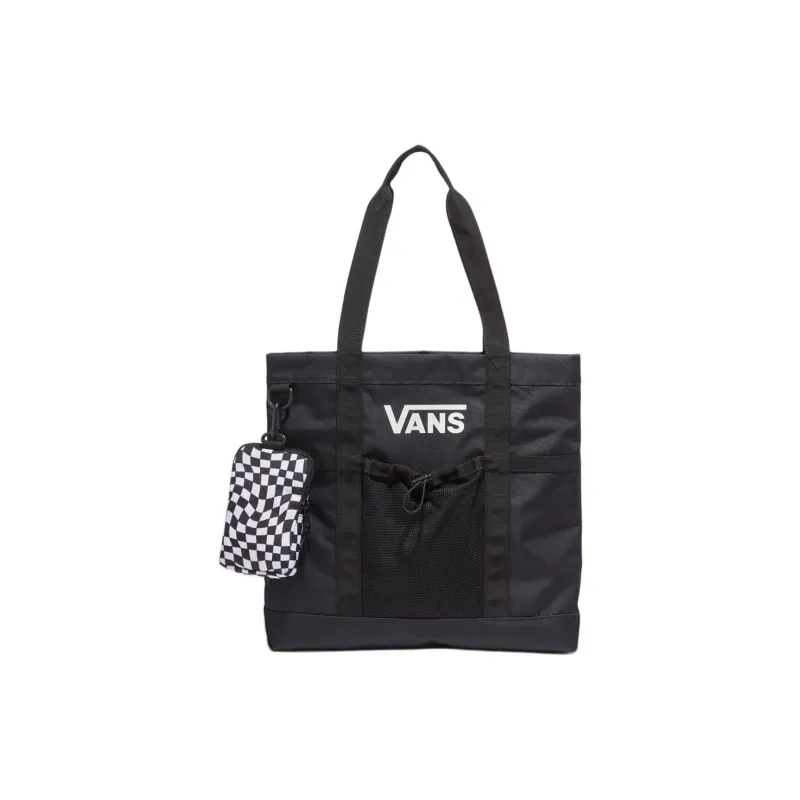 Vans Polyester Tote Bag Shopping Bag Handbag Regular Unisex Black-0