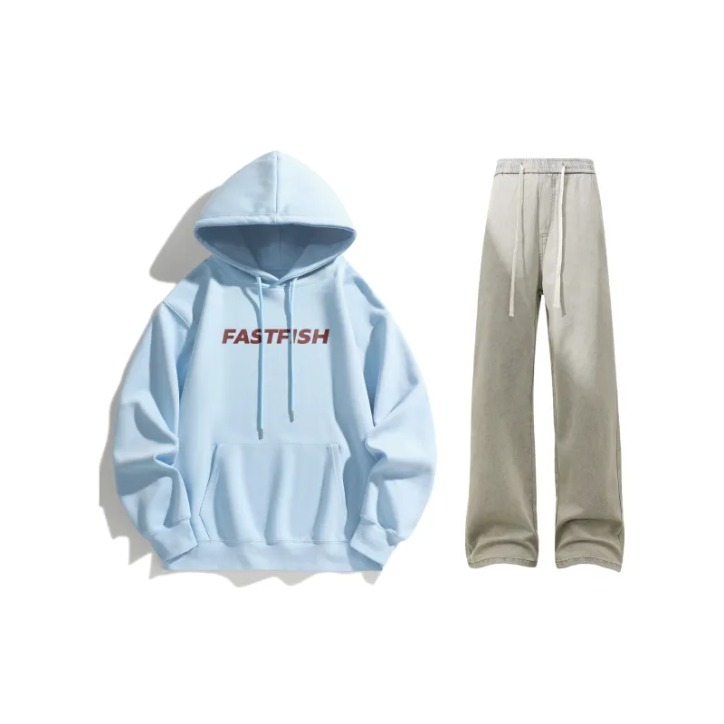FASTFISH x SHENGSIJUE Sweatshirt Set Unisex-3