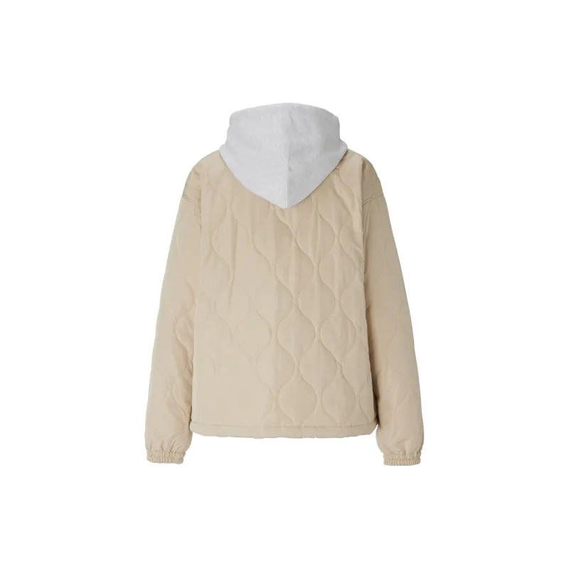 Onitsuka Tiger QUILTED Jackets & Coats Unisex Beige-1
