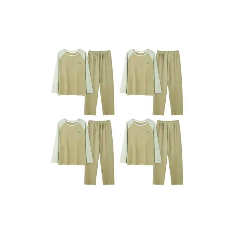 MADALLO Pajama Set Men's 4 Sets Image Color-0
