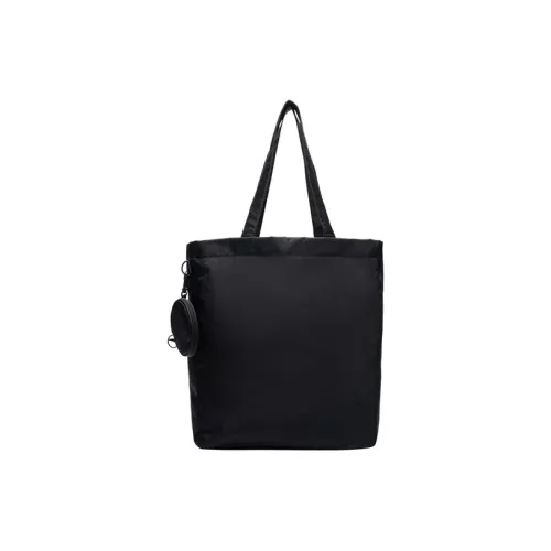 Anta Fabric Shoulder Bag Regular Unisex Basic Black