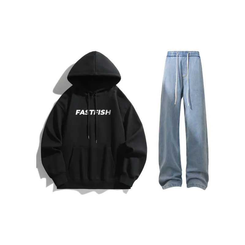 FASTFISH x SHENGSIJUE Sweatshirt Set Unisex-47