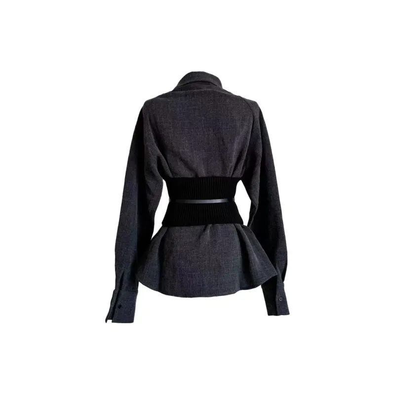 JOSR Long Sleeved Dress Women's Black-1