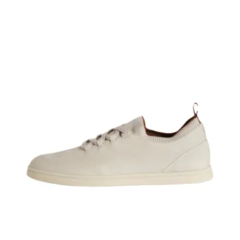 Loro Piana Soho Walk Low Top Skateboard Shoes Men's Almond White