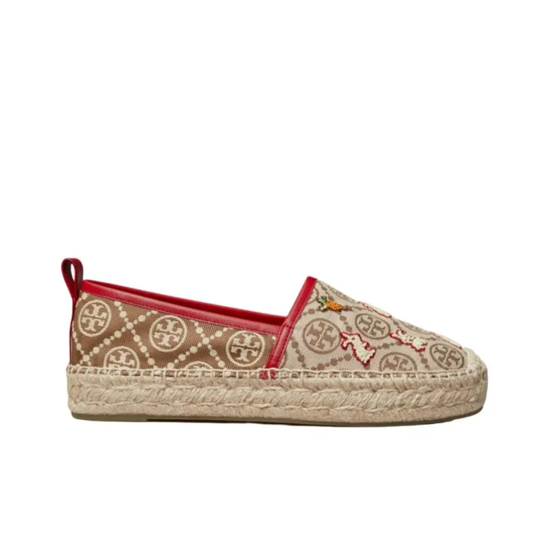 TORY BURCH Espadrilles Women's Beige Year Of The Rabbit Limited-1
