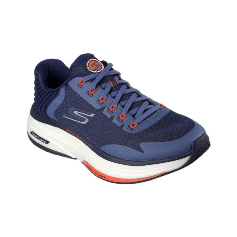 Skechers Go Walk Distance Walker Anti-Slip Wear-Resistant Low-Top Casual Shoes Men's Marine Blue-2