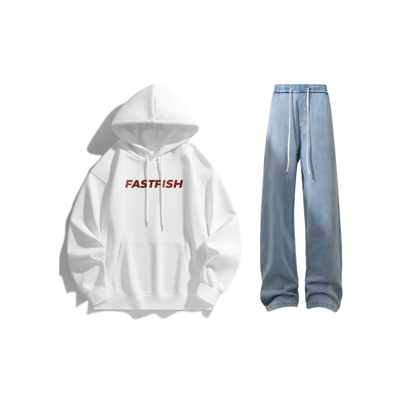 FASTFISH x SHENGSIJUE Sweatshirt Set Unisex-59