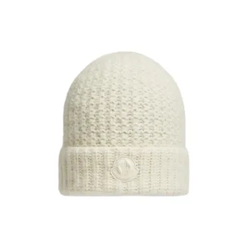 Moncler Logo Patch Knit Beanie