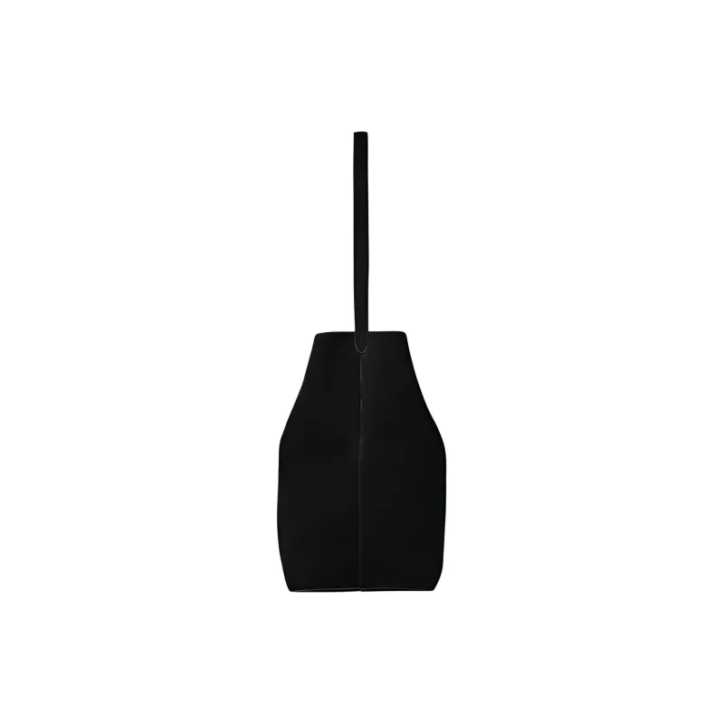 THE ROW N/S Park Authentic Suede Tote Bag, Shopping Bag, Handbag, Shoulder Bag Medium Size Women's Black-3