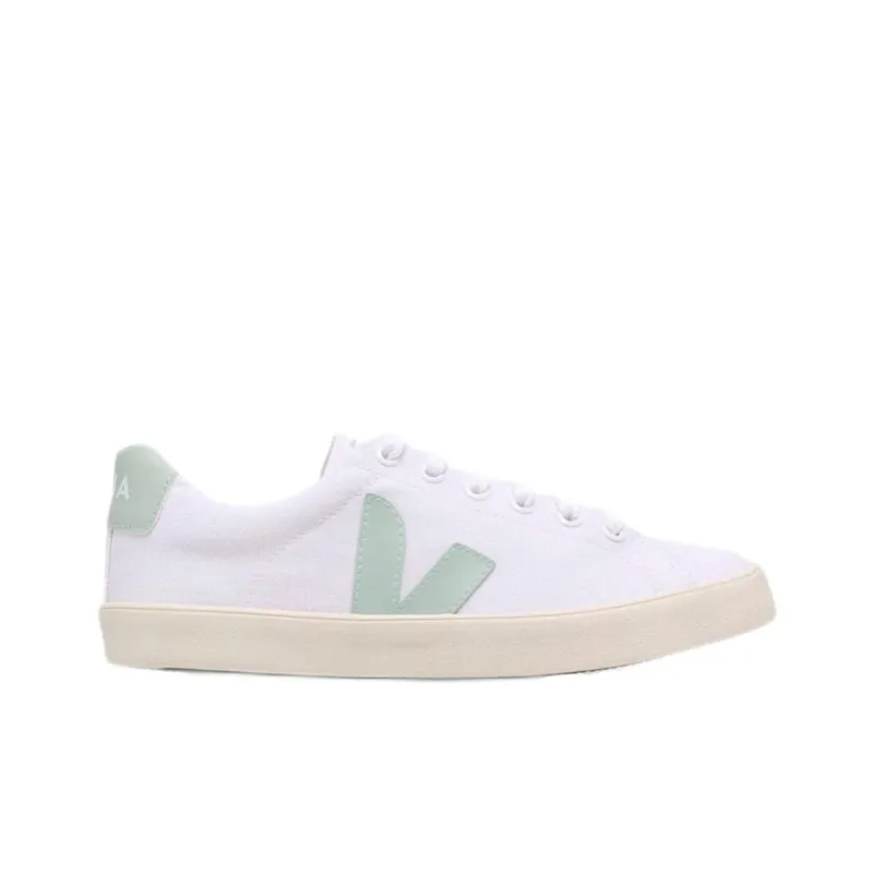 VEJA Esplar Skateboard Shoes Women's White Green-1