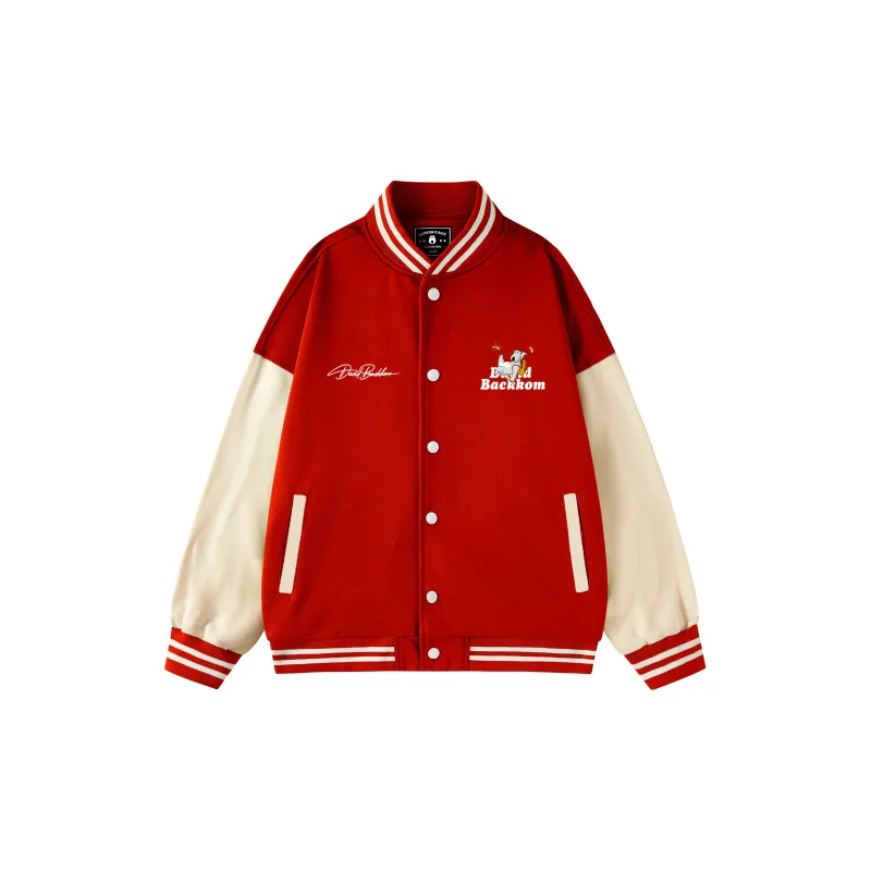 David Bakken x DAOMEIXIONG LIANMINGKUAN Baseball Jacket Unisex-11