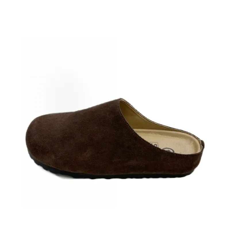 Shougu Slip Resistant Closed Toe Slippers Women's Coffee/Ancora Red/Camel-5