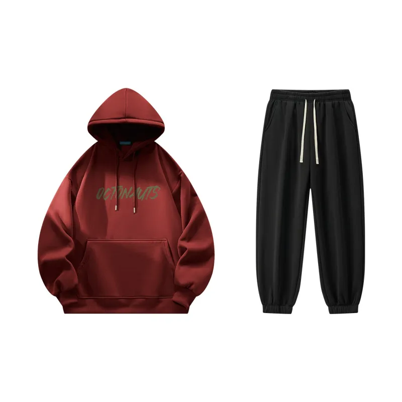 Small Columns Under The Sea Sweatshirt Set Unisex-13
