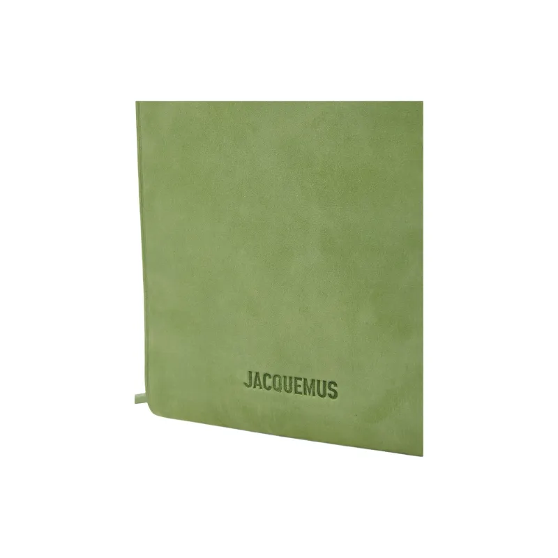 Jacquemus Suede Shoulder Bag Crossbody Bag Women's Green-4