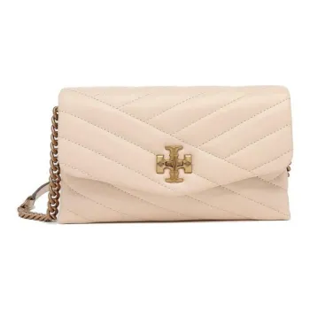TORY BURCH Kira Leather Envelope Bag Crossbody Bag Shoulder Bag Women's Cream White