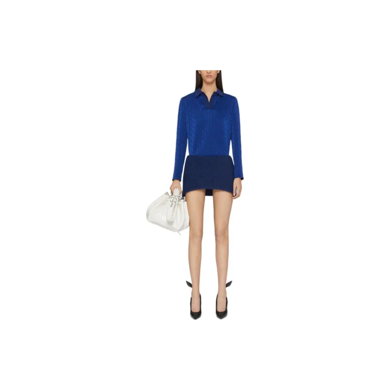 GIVENCHY FW24 Polo Shirt Women's Sapphire Blue-1