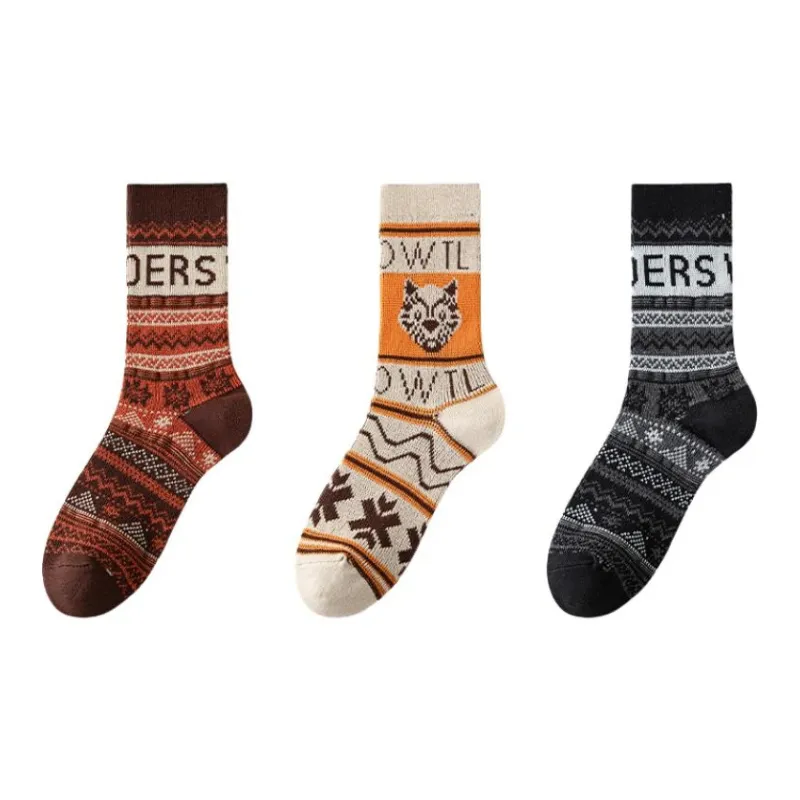 MIIOW Mid Calf Socks Women's Combo Set-7