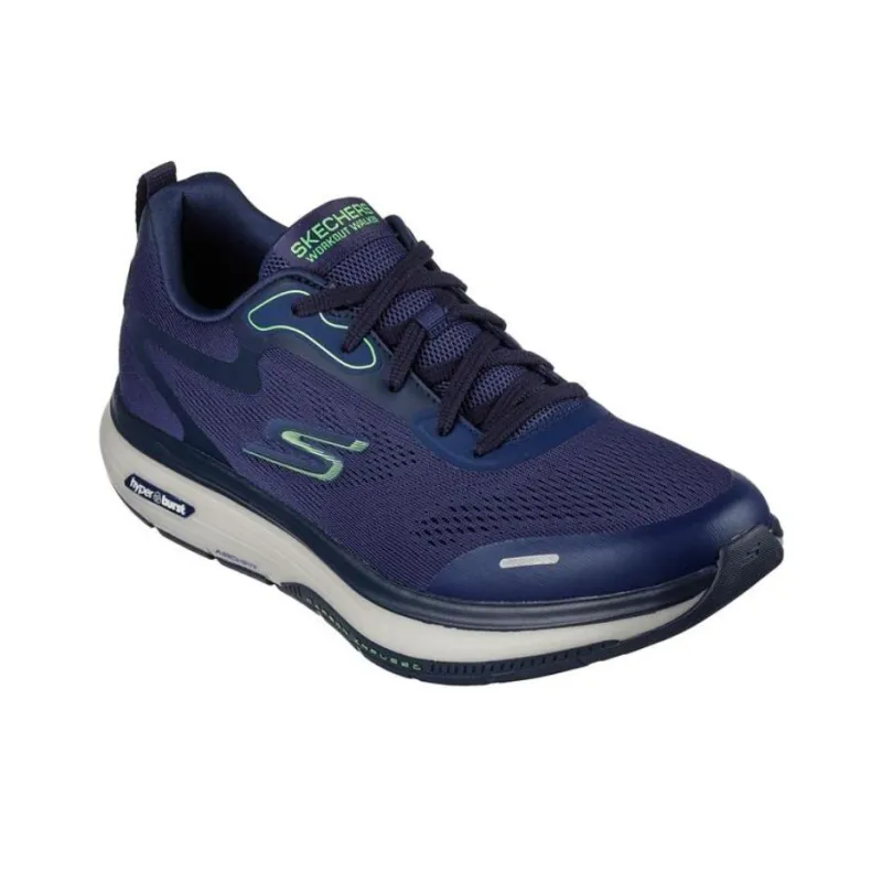Skechers Go Walk Workout Walker Anti-Slip Wear-Resistant Low-Top Casual Shoes Men's Marine Blue-2