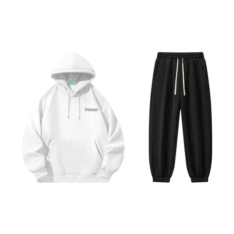 Small Columns Under The Sea Sweatshirt Set Unisex-1