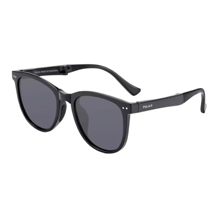 PULAIS TR/Memory Plastic TR90 Square Sunglasses Unisex Multicolor-0