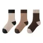 Light Beige Gray+Camel+Dark Coffee