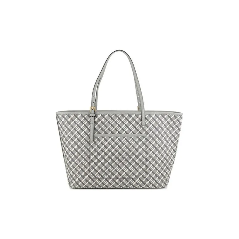 TORY BURCH PVC Tote Bag, Shopping Bag, Handbag, Shoulder Bag Women's Gray-2
