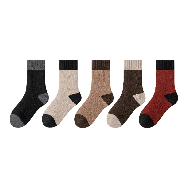 MIIOW Mid Calf Socks Unisex Combo Set-17