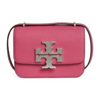 TORY BURCH Eleanor Suede Crossbody Bag Shoulder Bag Women's Dark Pink