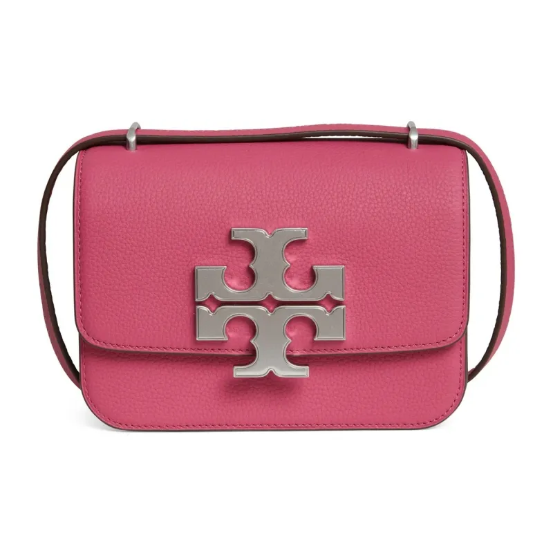 TORY BURCH Eleanor Suede Crossbody Bag Shoulder Bag Women's Dark Pink-0