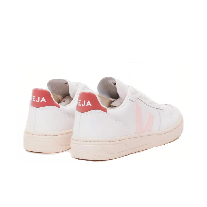 VEJA V-10 Cushioned Wear-Resistant Support Low-Top Casual Shoes Women's White-3