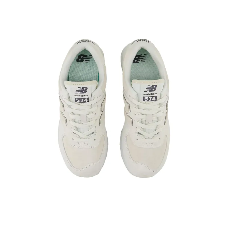 New Balance 574 Sea Salt Linen Suede Women's-4