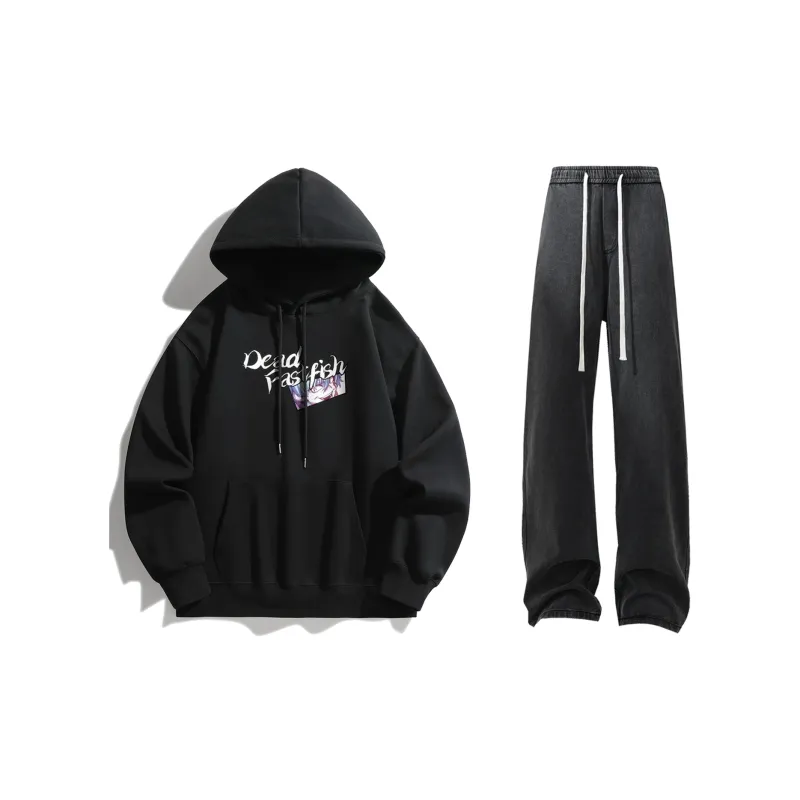 FASTFISH x SHENGSIJUELIANMINGKUAN Sweatshirt Set Unisex-29