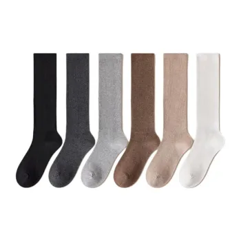 Temooues Knee High Socks Women's Combo Set