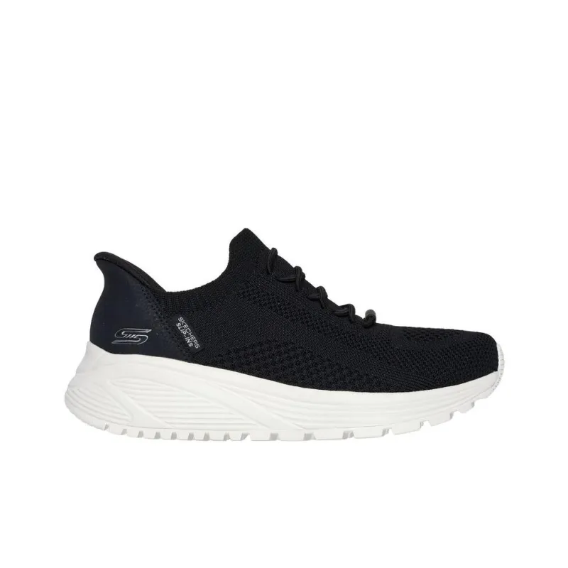 Skechers Slip Ins Shock Absorbers With Slip Resistant Features Low Top Casual Shoes Women's Black-1