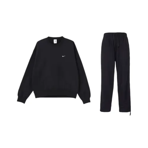 Nike Lab Fleece Crew Casual Sportswear Unisex Black