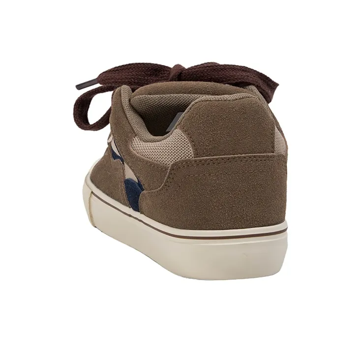 BOOM GUY POW Explosion Energy 100% Box Durable Lightweight And Breathable Low Top Skateboard Shoes Unisex Brown-5