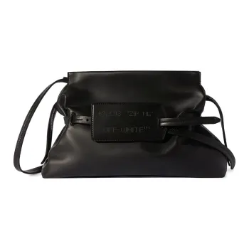 OFF-WHITE Zip Tie Logo Patch Clutch Bag