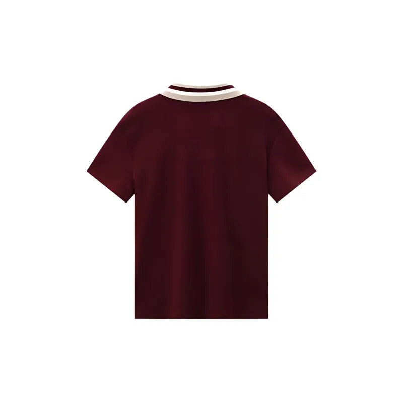 KUHNMARVIN T Shirt Women's Burgundy-1