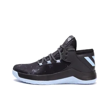 Adidas D Rose Menace 2 Cushioning Wear-Resistant Mid-Top Basketball Shoes Men's Black