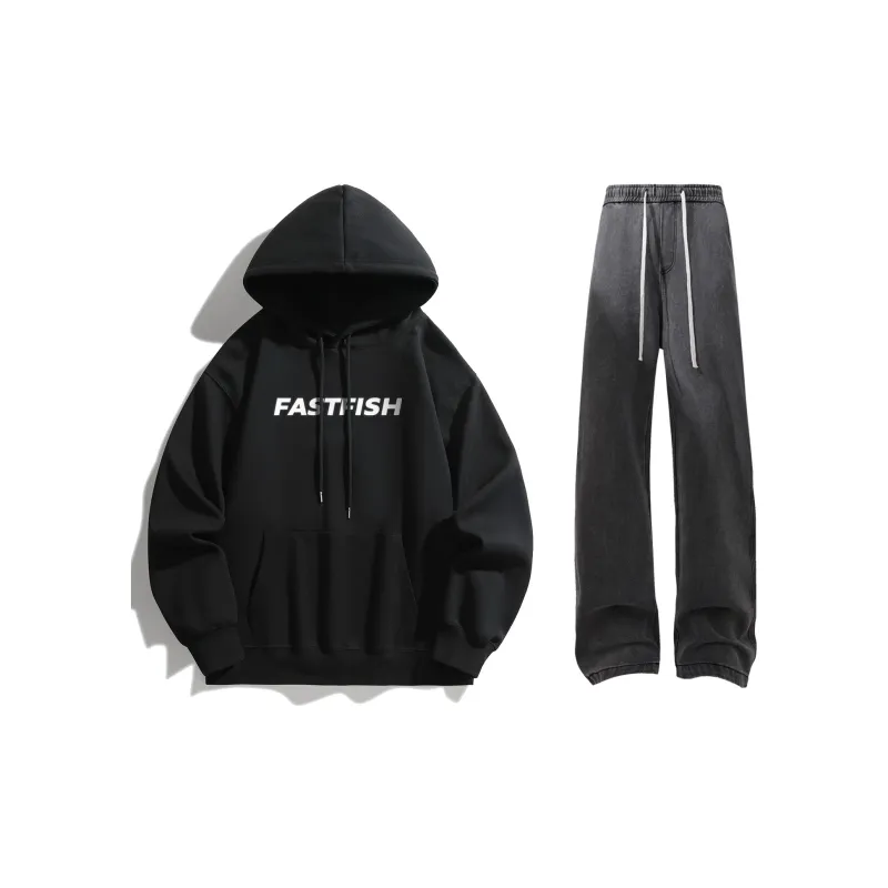 FASTFISH x SHENGSIJUE Sweatshirt Set Unisex-43