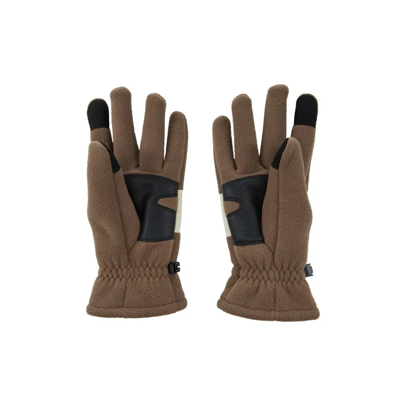 LiNing Polyester Gloves Unisex Cocoa Brown/Milk Khaki-2