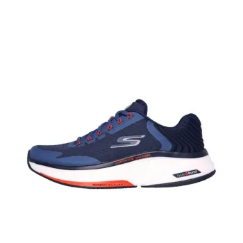 Skechers Go Walk Distance Walker Anti-Slip Wear-Resistant Low-Top Casual Shoes Men's Marine Blue