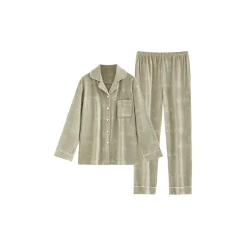UAVAE Pajama Set Women's Light Green