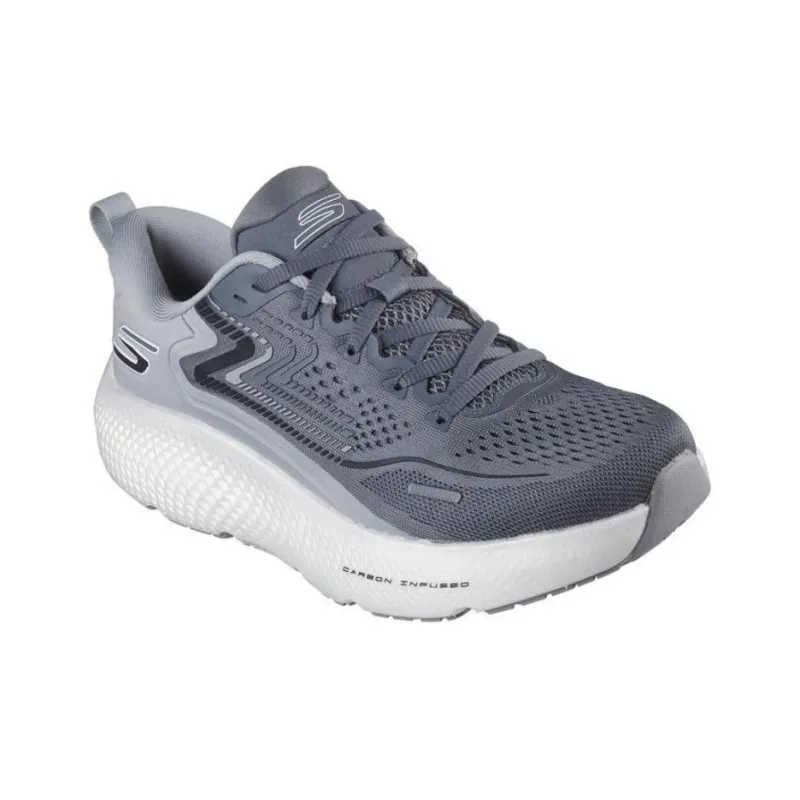 Skechers Go Run Max Road 6 Anti-Slip Wear-Resistant Low-Top Running Shoes Men's Gray-2