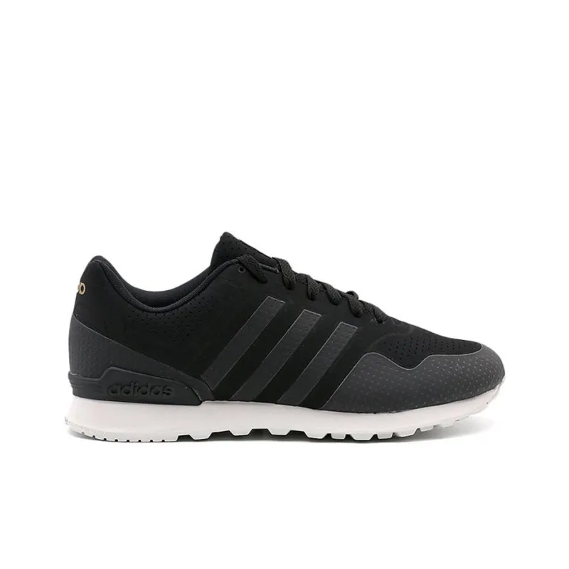 Adidas Neo 10K Cushioning Wear-Resistant Low-Top Running Shoes Men's Black-1